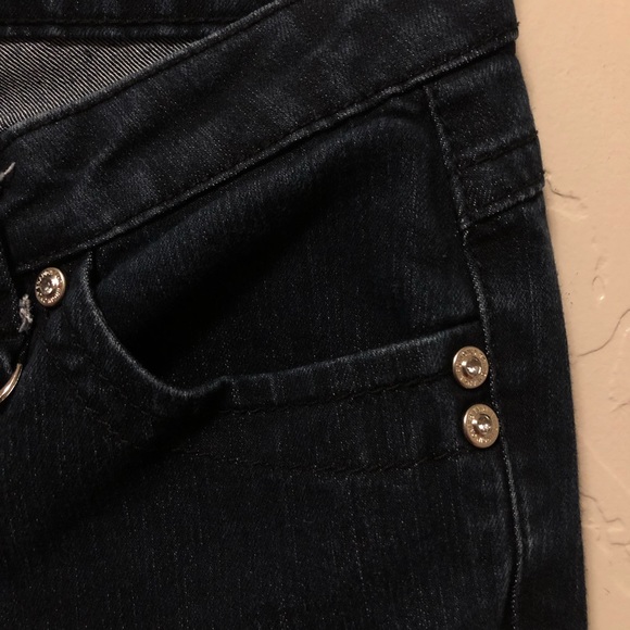 Virgin only studded zip embellished  jeans size 9 - Picture 5 of 8